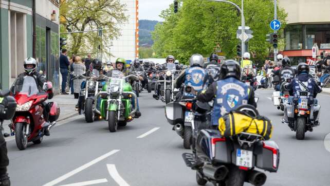 30.000 Motorradfans bei Kulmbacher Treffen