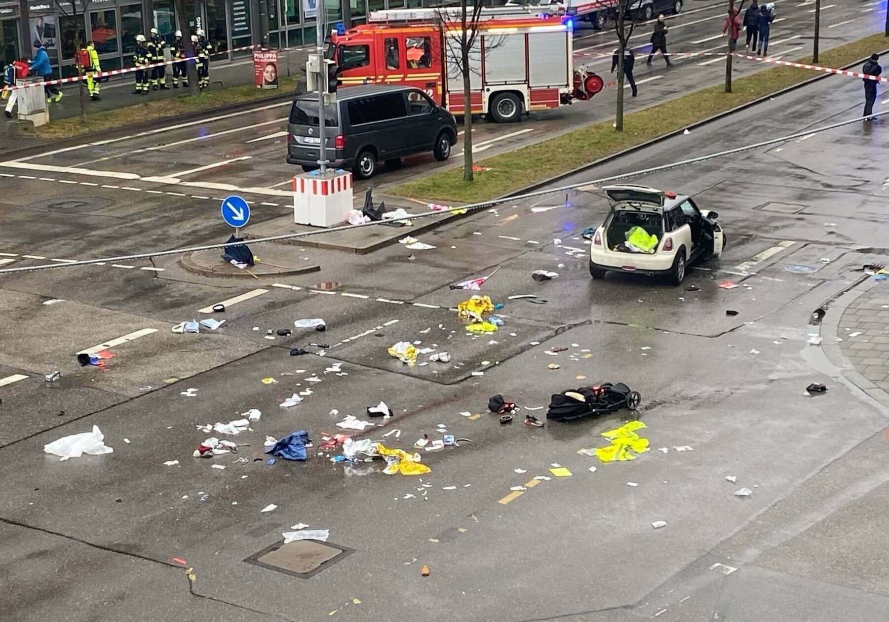 Schwarzer Tag für München Asylbewerber fährt in Demo