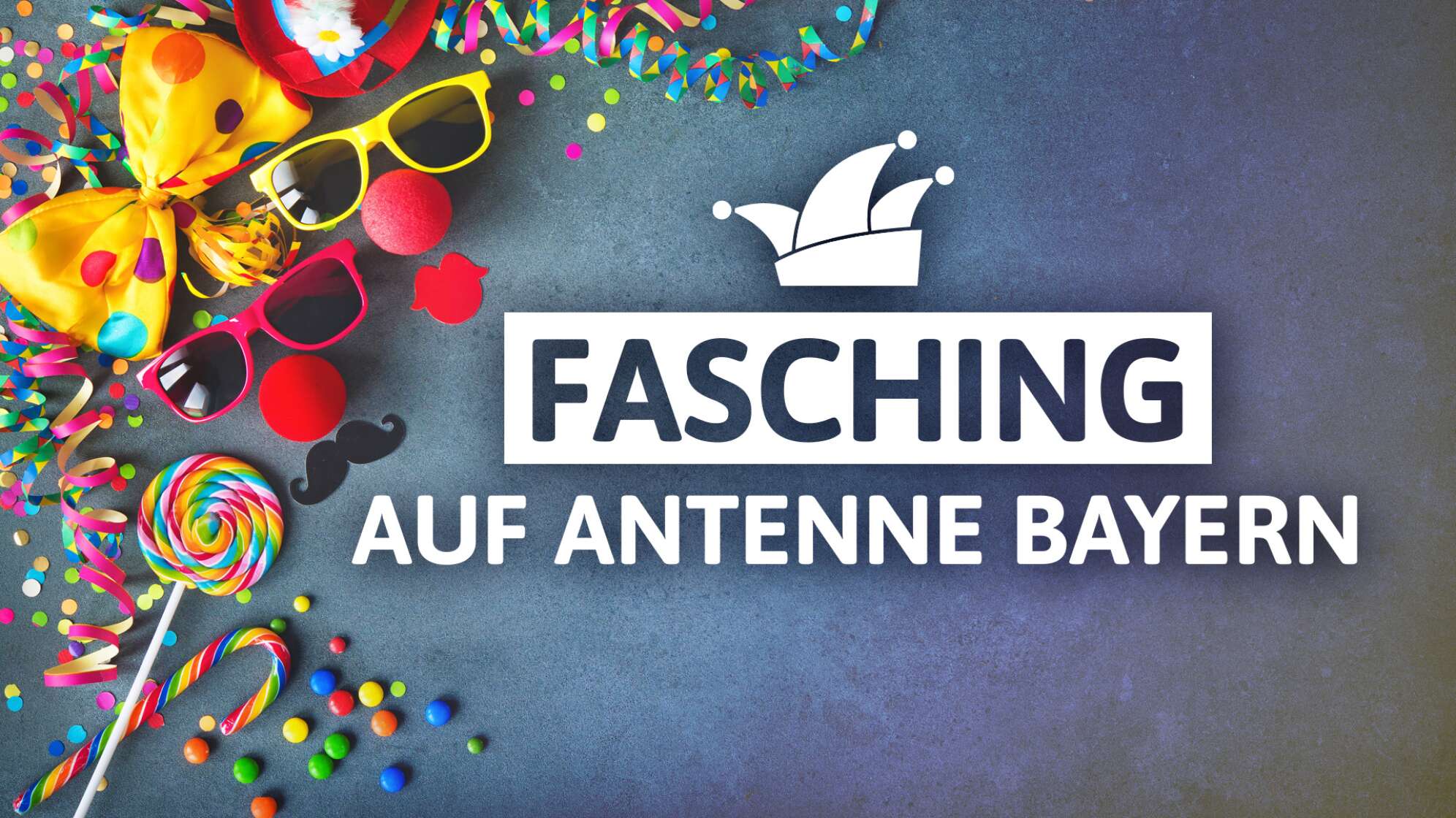 Faschings-Grafik Antenne Bayern