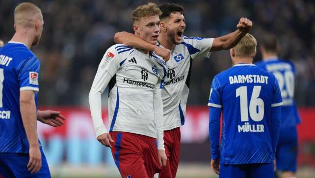 HSV verpasst Rückkehr auf Rang zwei nach 2:2 gegen Darmstadt