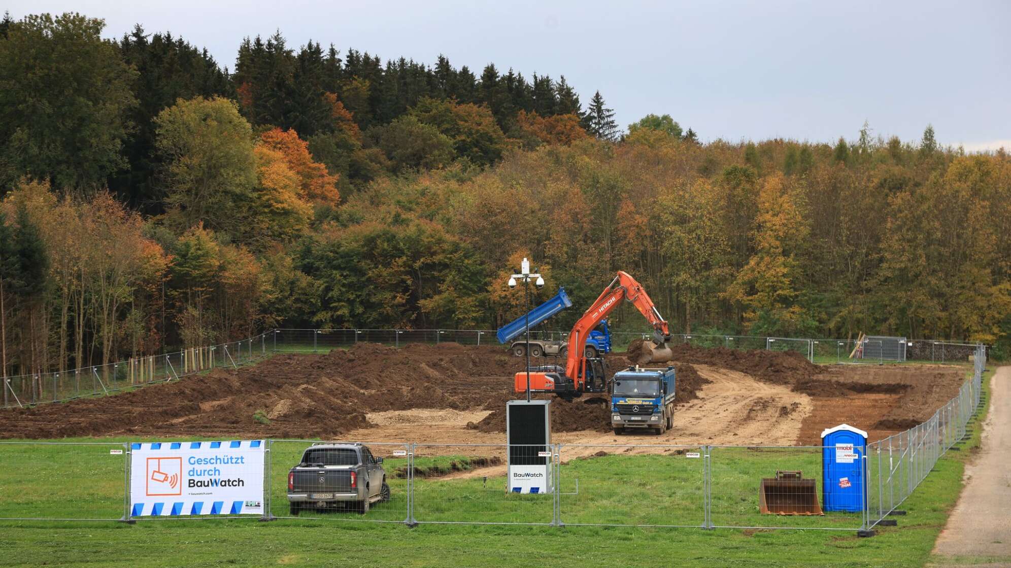 Arbeiten zur Gassuche in Reichling begonnen