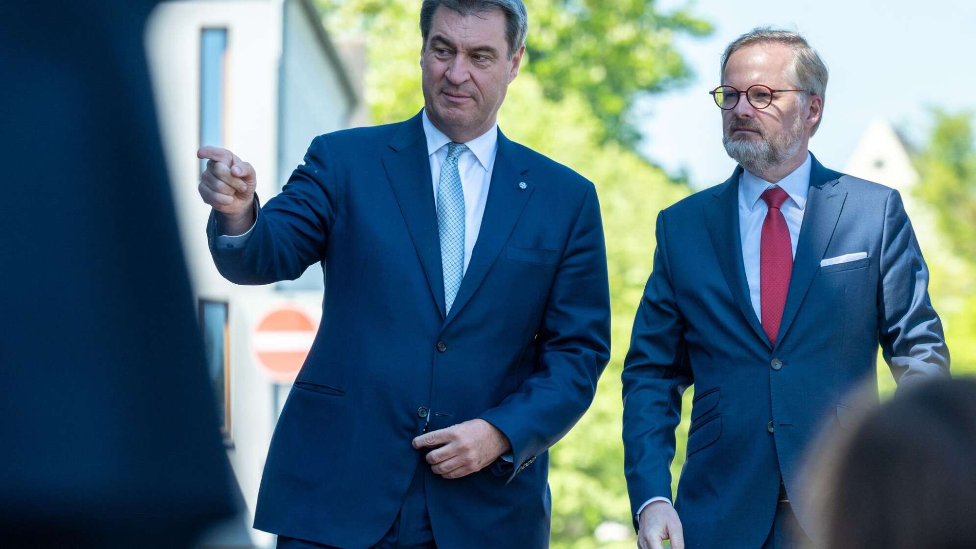 Markus Söder und Petr Fiala