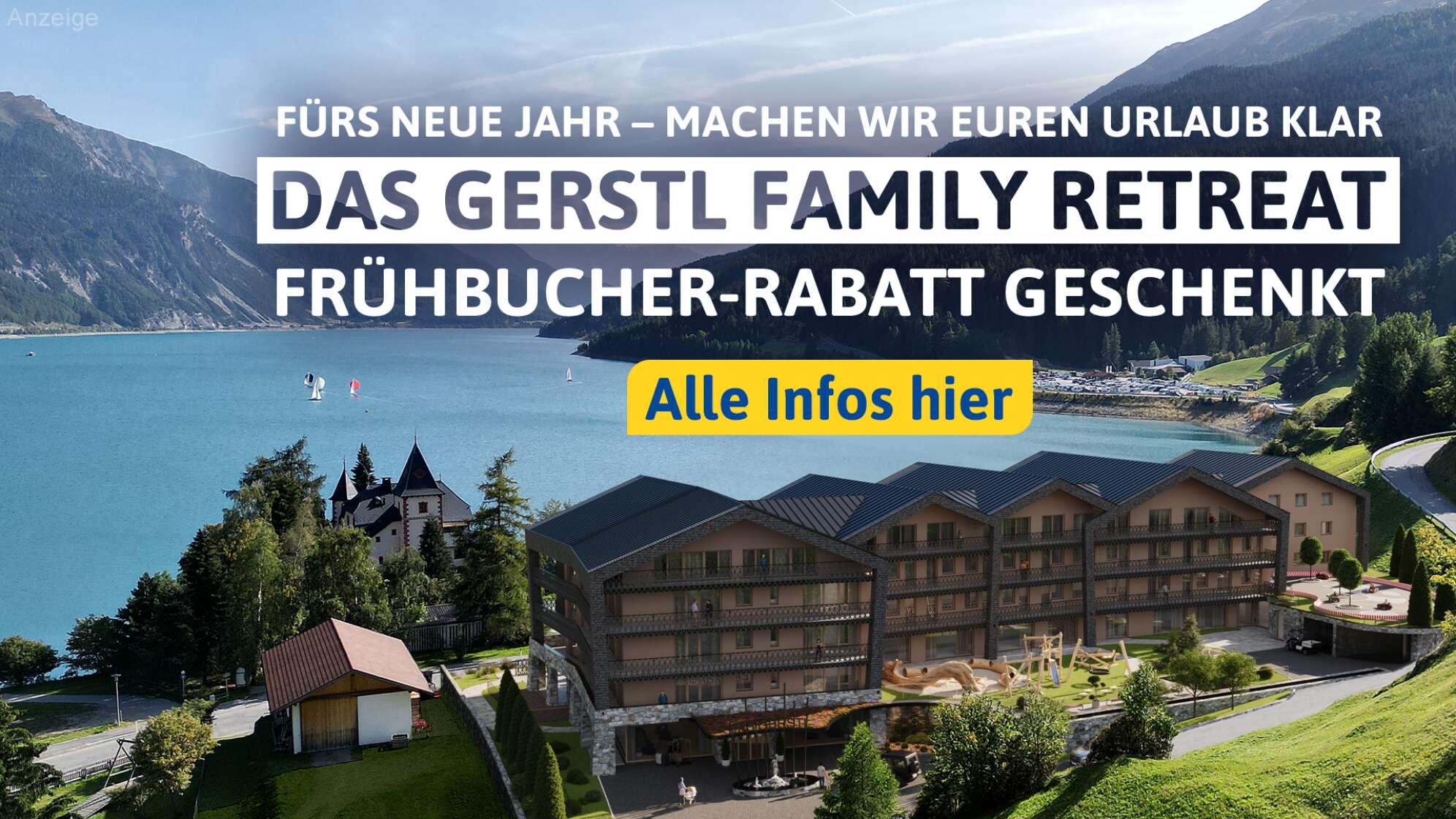 DAS GERSTL Family Retreat - Frühbucher-Rabatt geschenkt