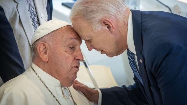 Abschiedstrip nach Italien: Biden besucht Papst im Januar