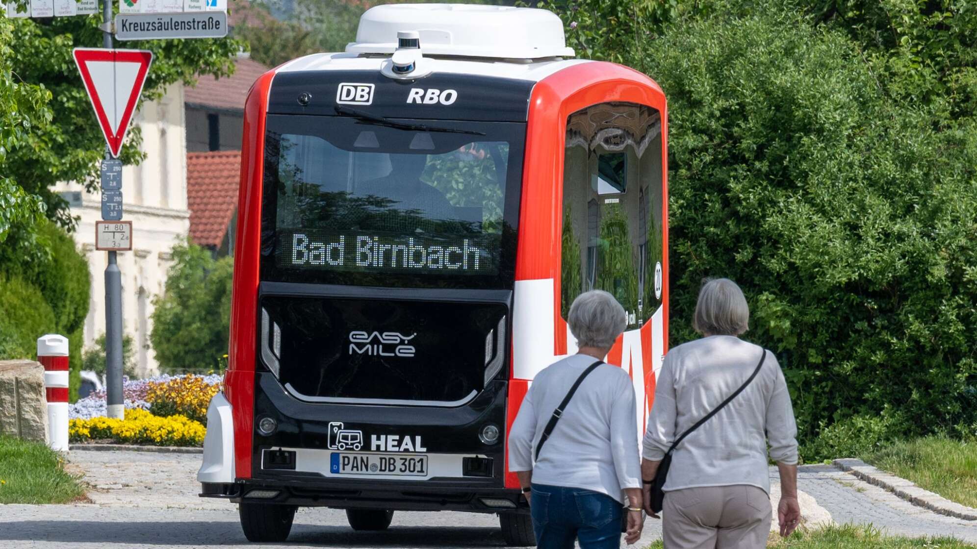 Autonom fahrender Bus in Bad Birnbach