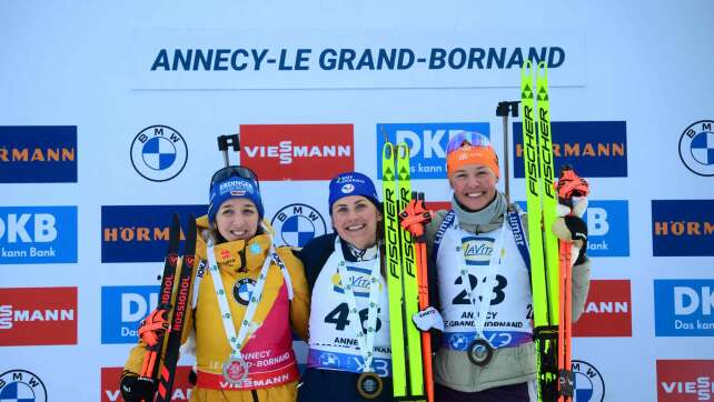 Biathletin Preuß feiert nächsten Sieg - Voigt wird Dritte