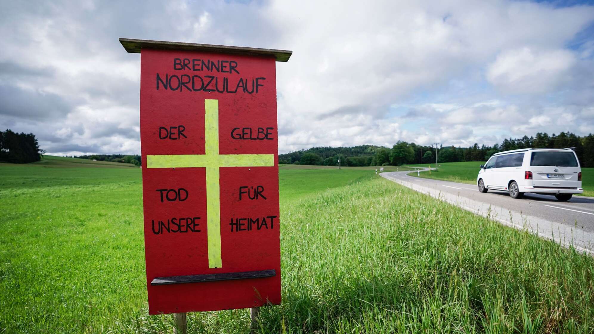 Protest gegen die Zulaufstrecke zum Brennerbasistunnel