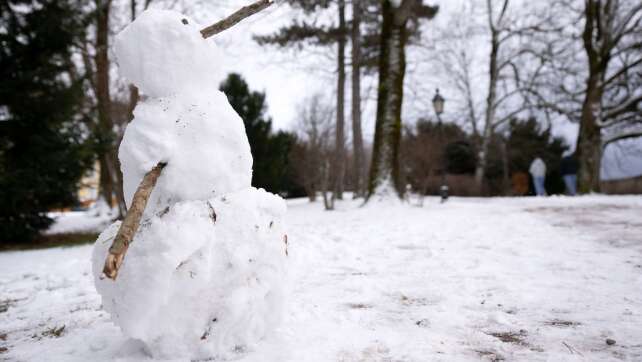 Graue Weihnacht in Bayern - mit Neuschnee in den Bergen