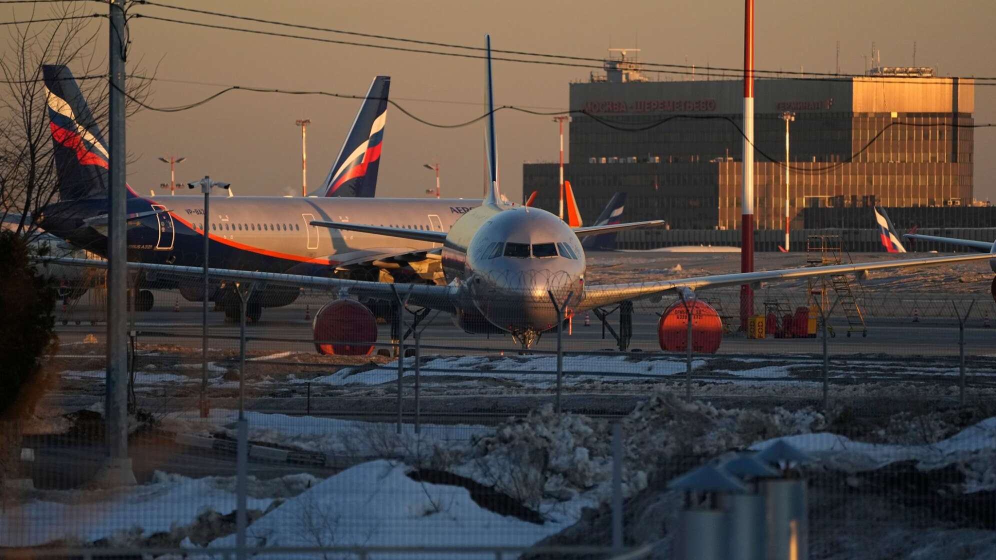 Flughafen in Moskau