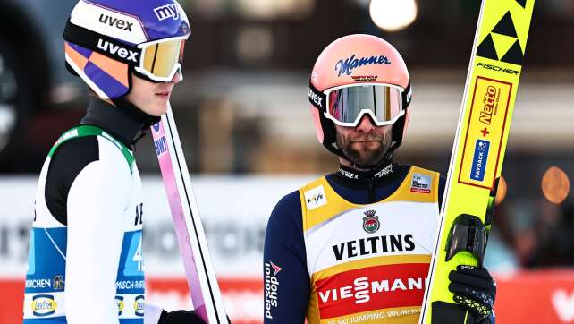 Keine Chance an Neujahr: Skispringer weit weg vom Podium