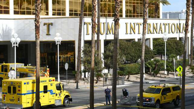 Kopfschusswunde bei Totem in explodiertem Truck in Las Vegas