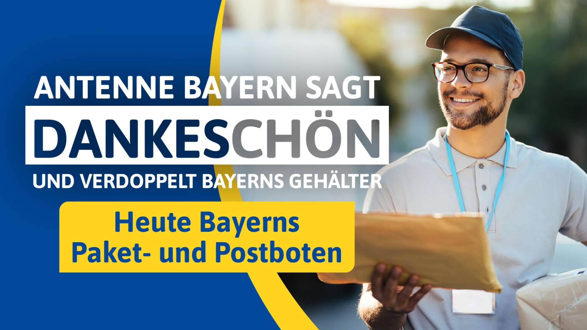 ANTENNE BAYERN sagt Dankeschön und verdoppelt Bayerns Gehälter