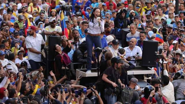 Venezuelas Oppositionsführerin Machado nach Demo entführt