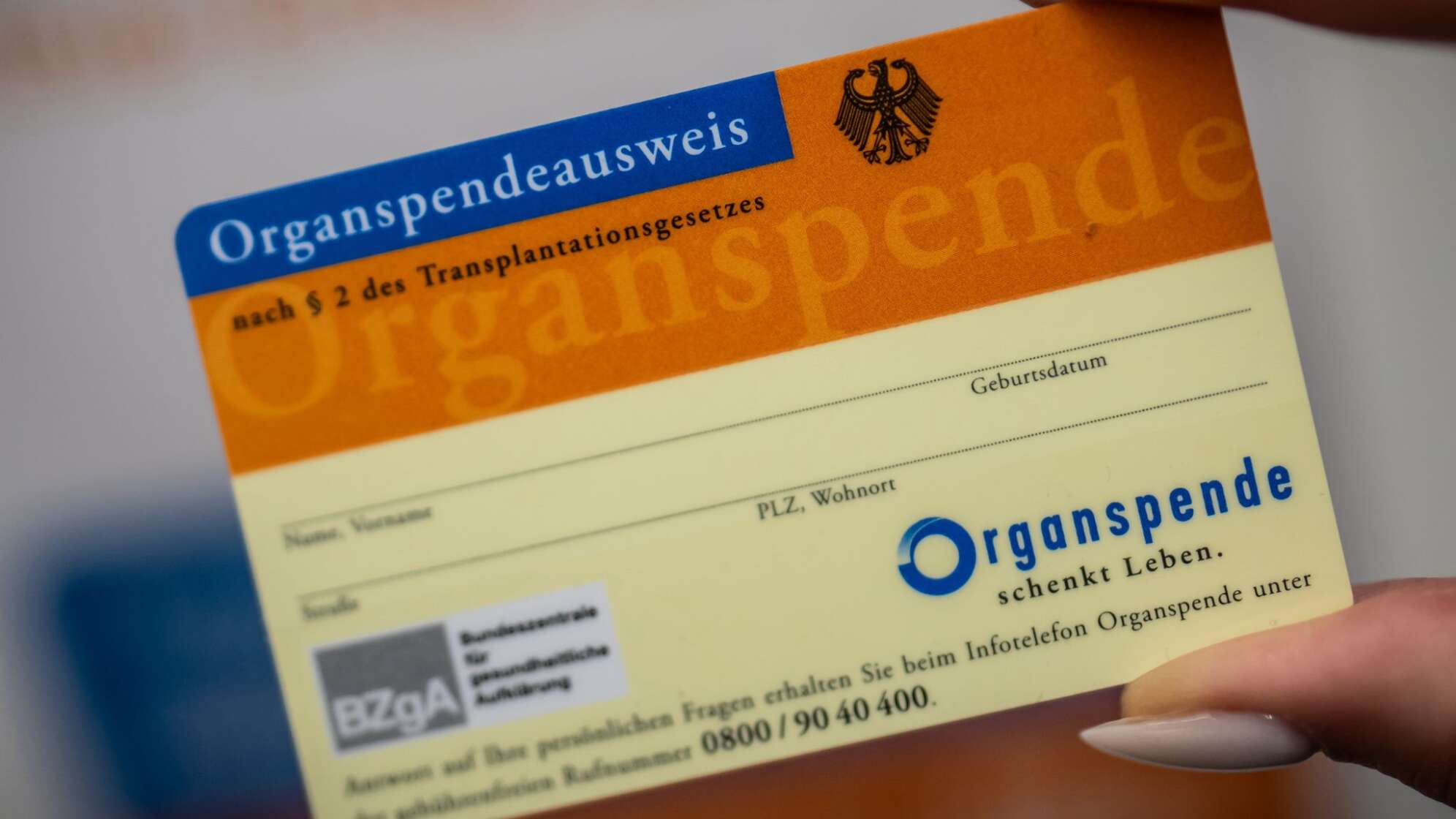 Organspendeausweis