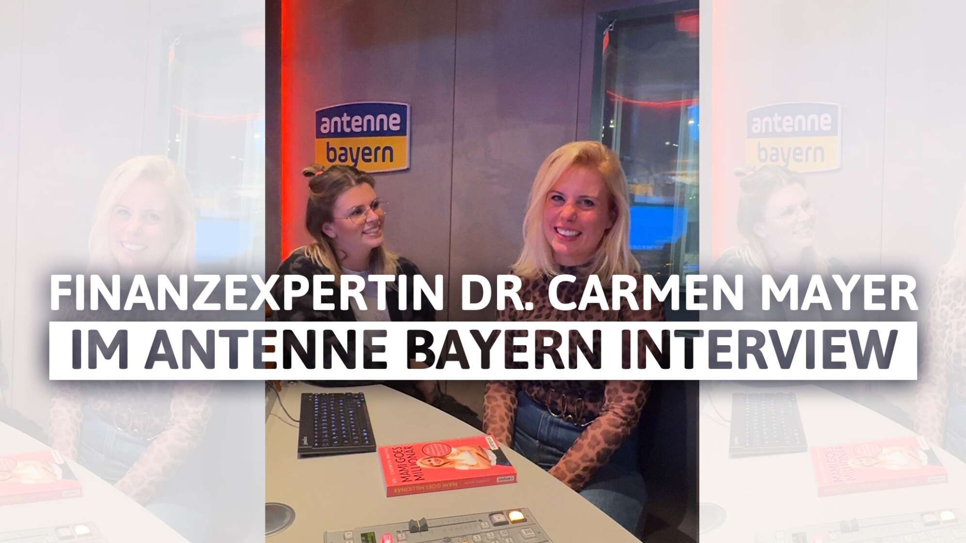 Carmen Mayer im ANTENNE BAYERN Interview