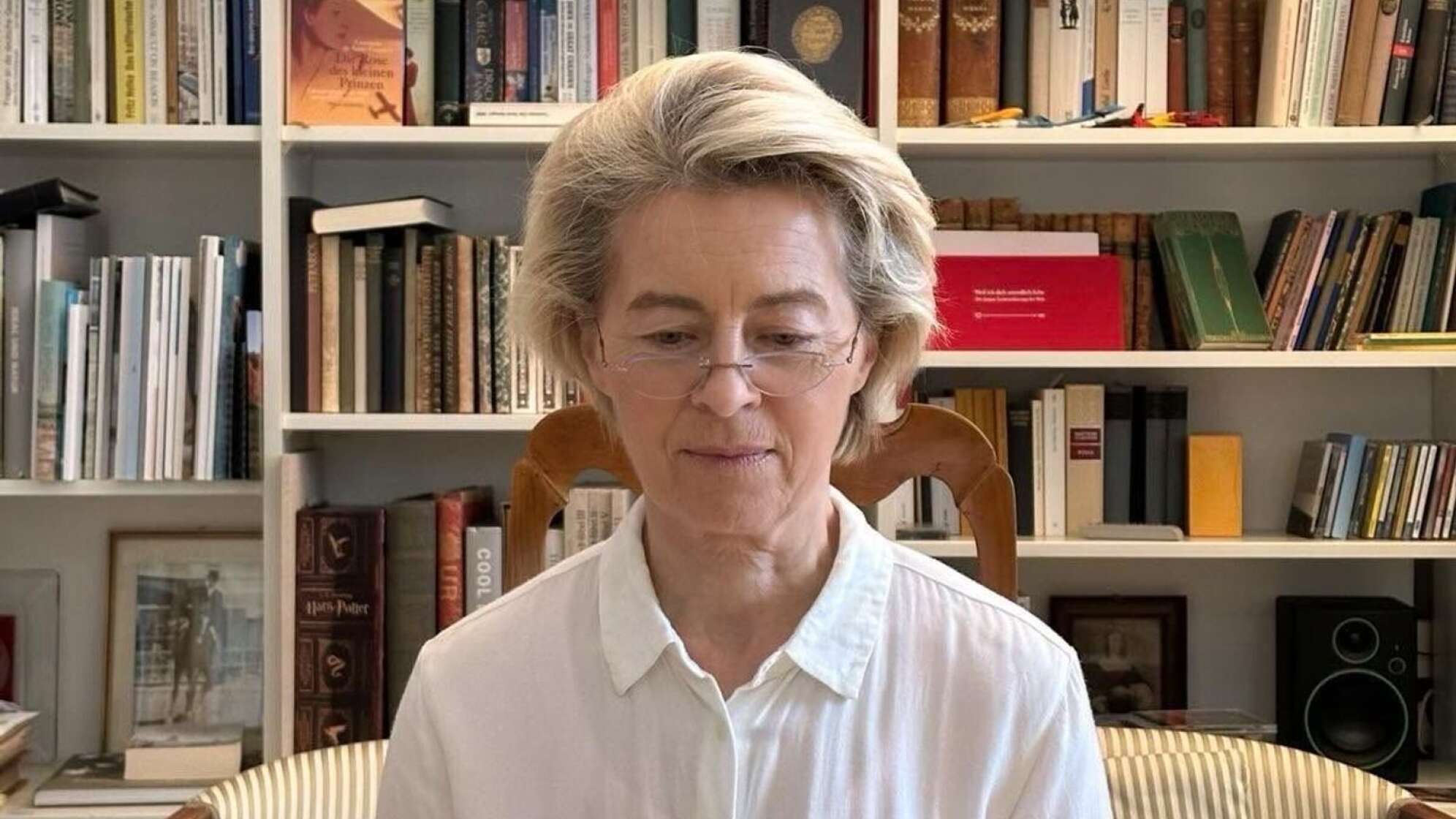 Von der Leyen im Homeoffice