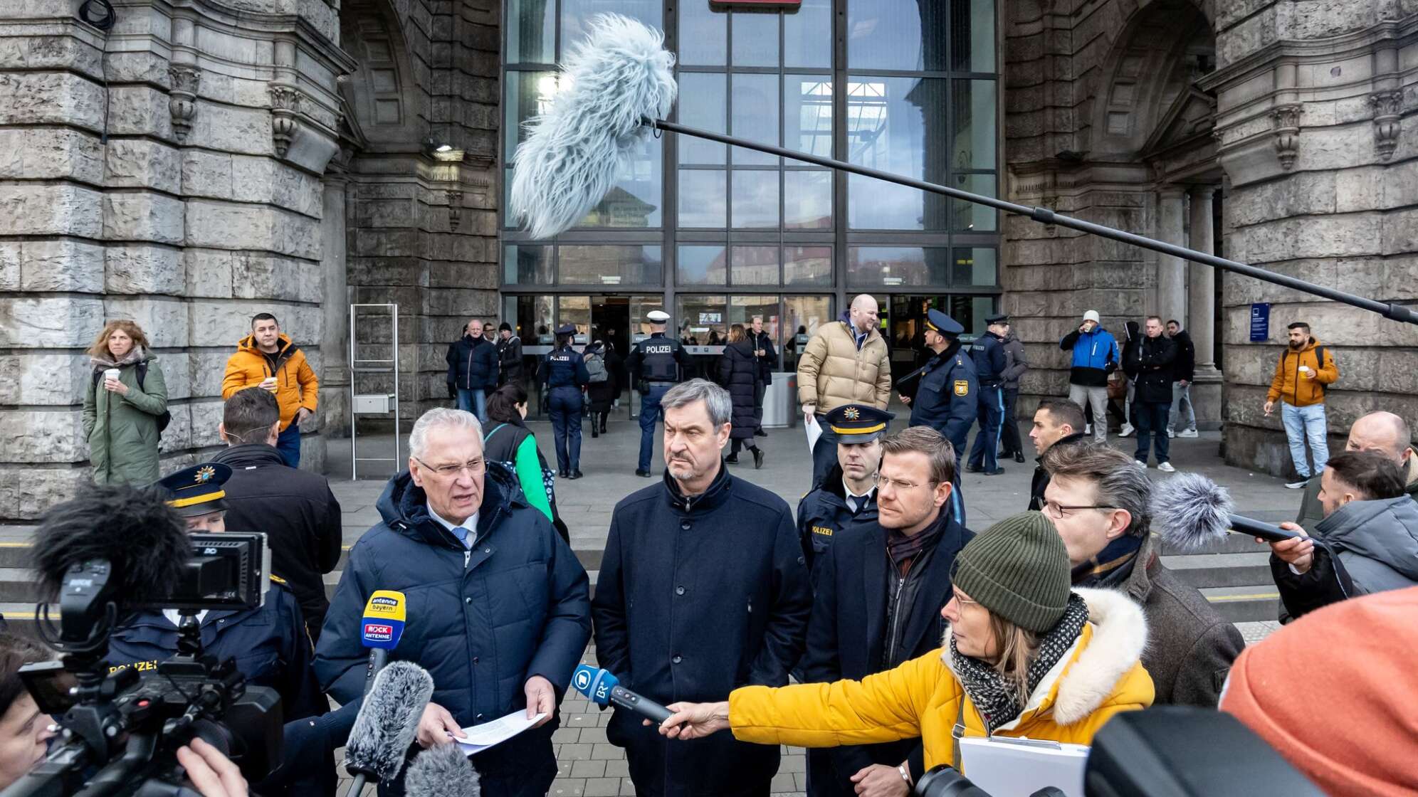 Sicherheitsmaßnahmen am Nürnberger Hauptbahnhof