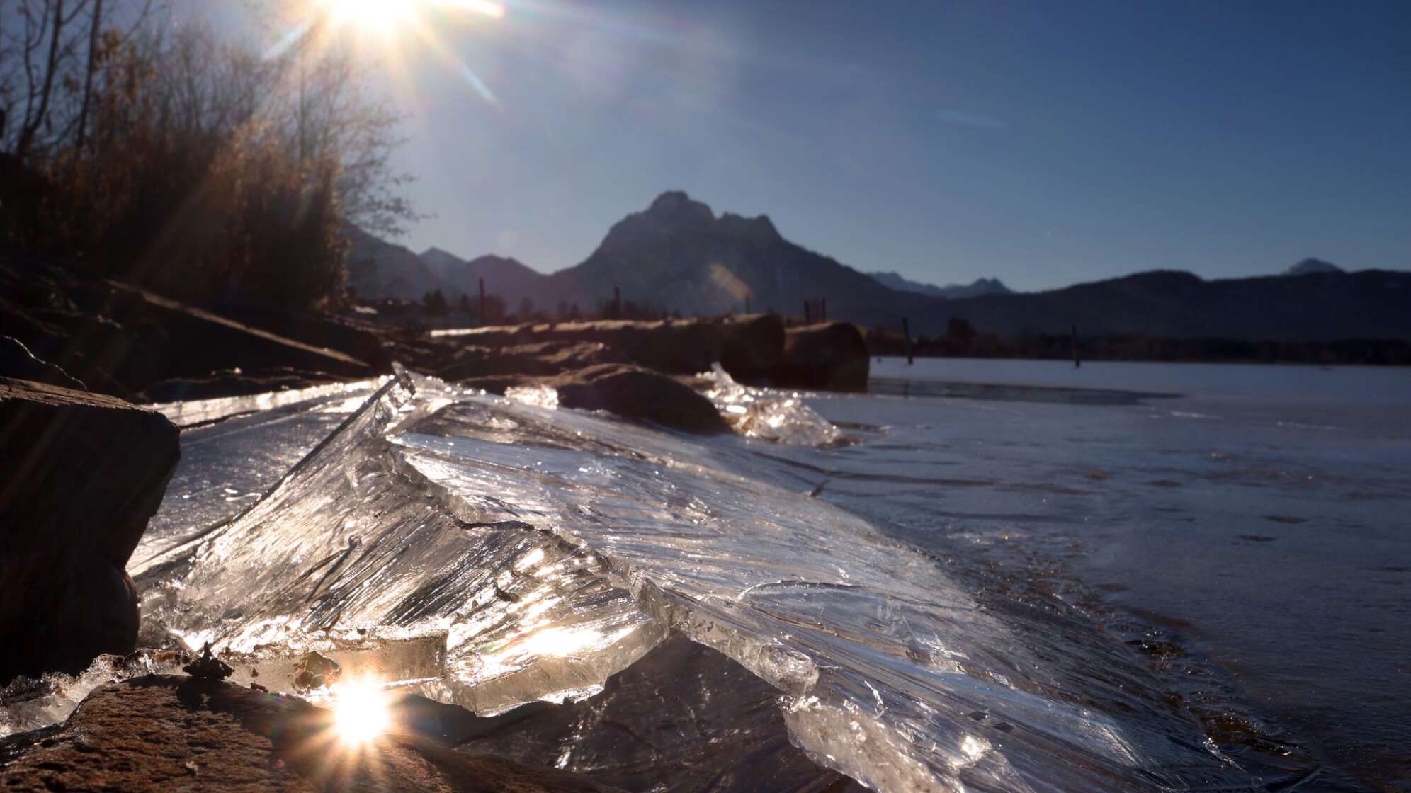 Sonne im Süden Bayerns