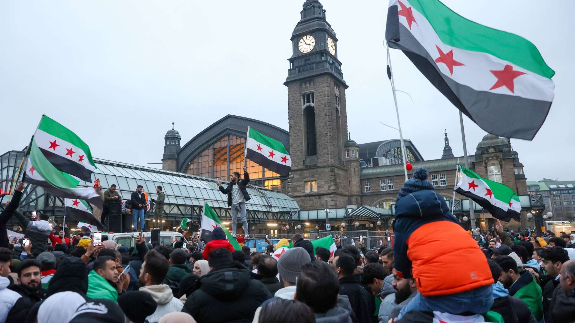 syrische Kundgebung in Hamburg