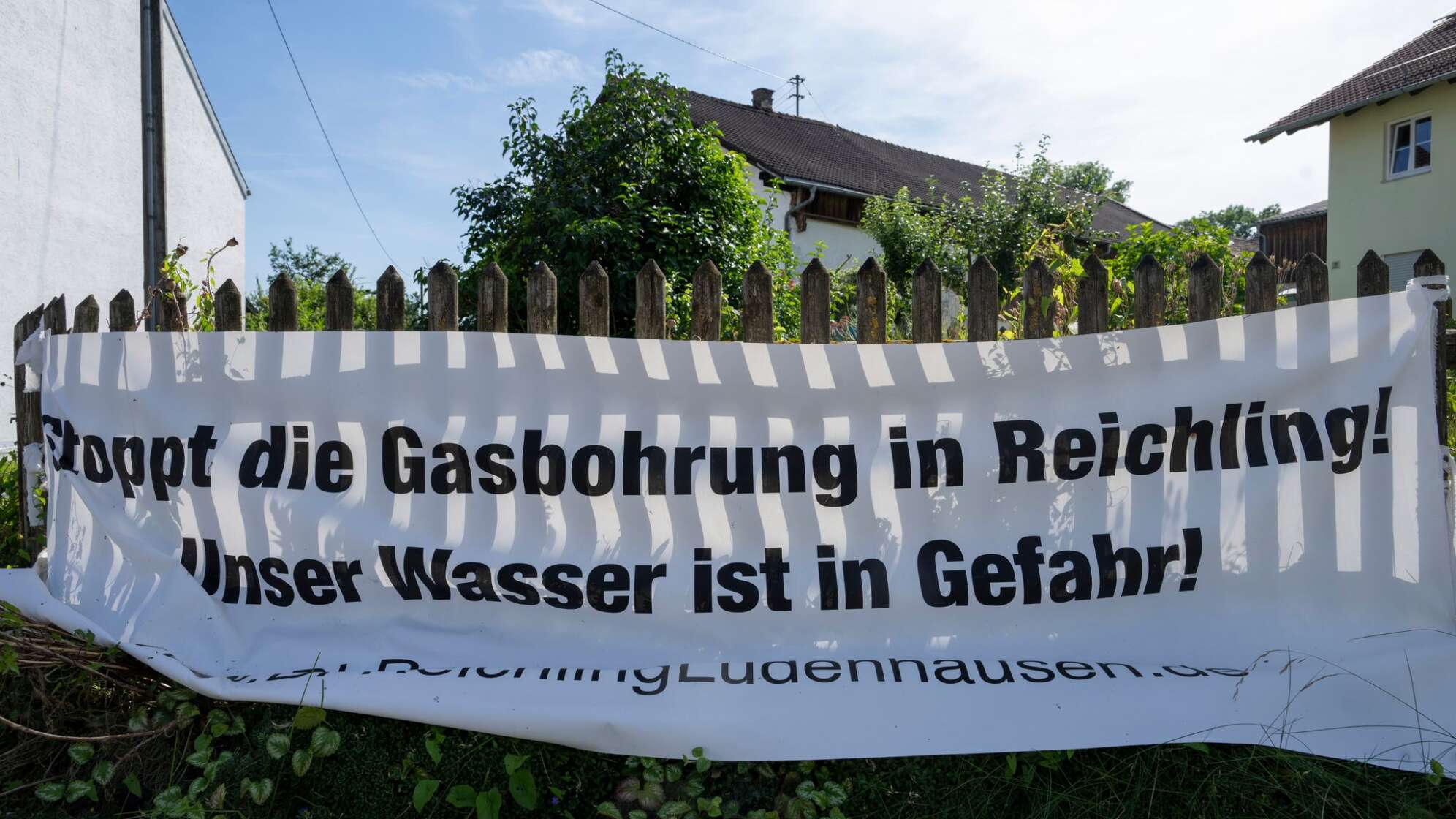 Protest gegen Gasbohrungen