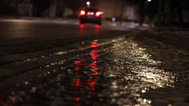 Eisregen auf den bayerischen Straßen