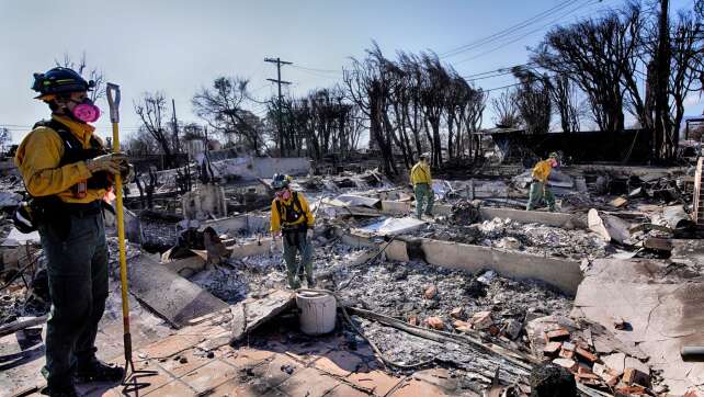 Regen nach Feuern in Los Angeles erwartet