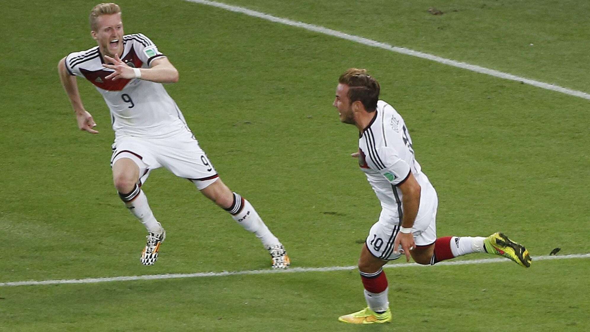 André Schürrle (l) und Mario Götze