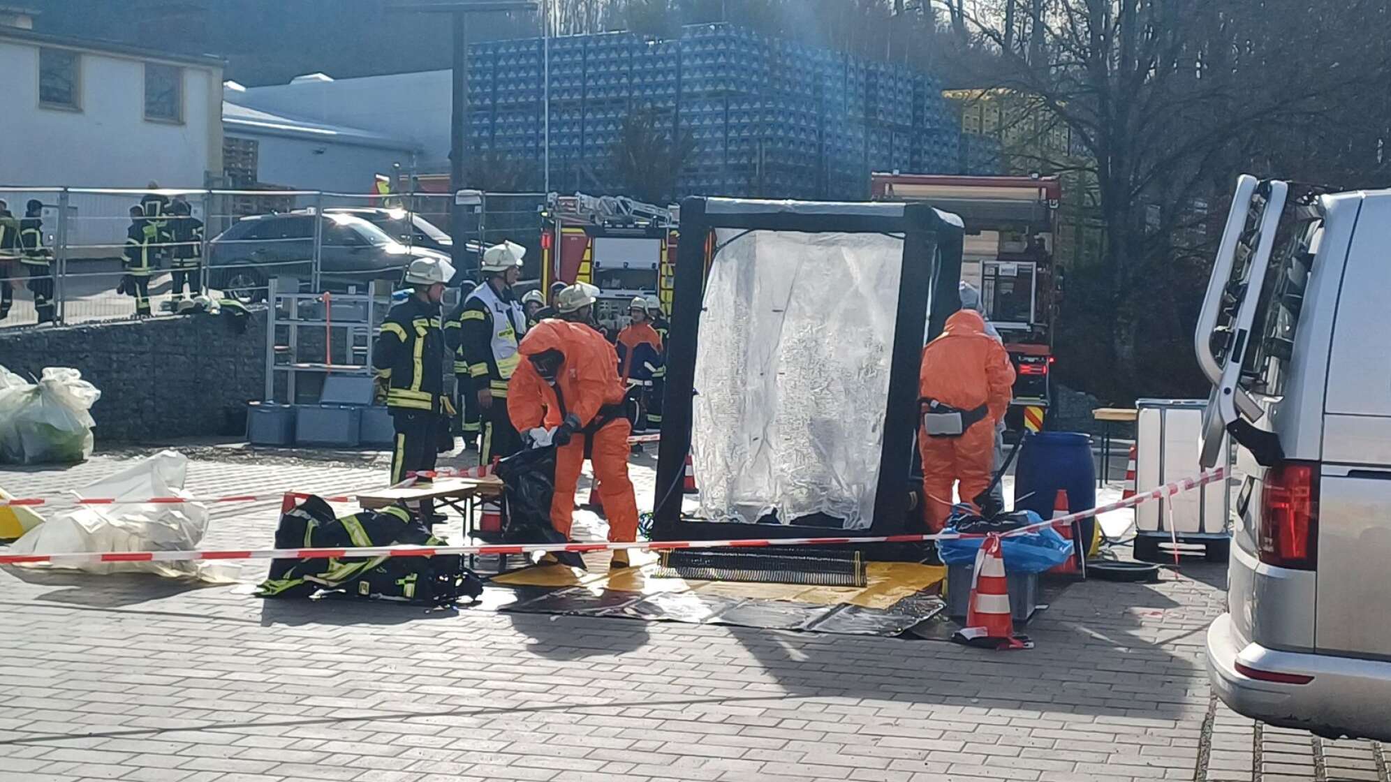 Drei Verletzte bei Säureaustritt in Brauerei