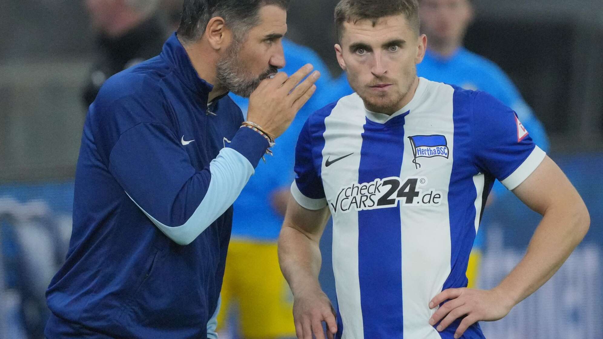 Cristian Fiél  (l) und Jonjoe Kenny (r)