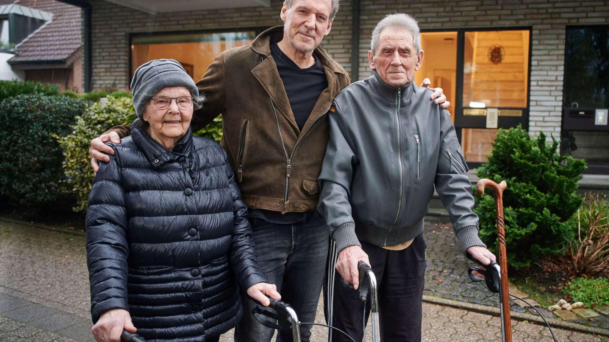 Schauspieler Ralf Moeller mit seinen Eltern