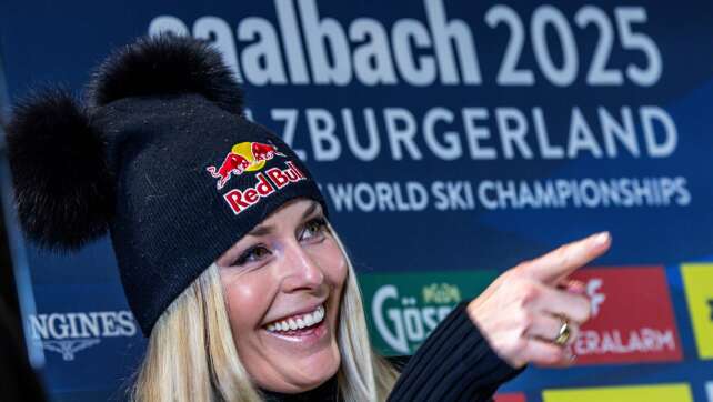 Auf Podium lässig, im Training langsam: Vonn grübelt bei WM