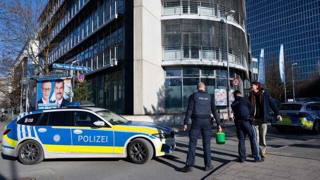 Polizeieinsatz wegen Protestaktion an CSU-Zentrale