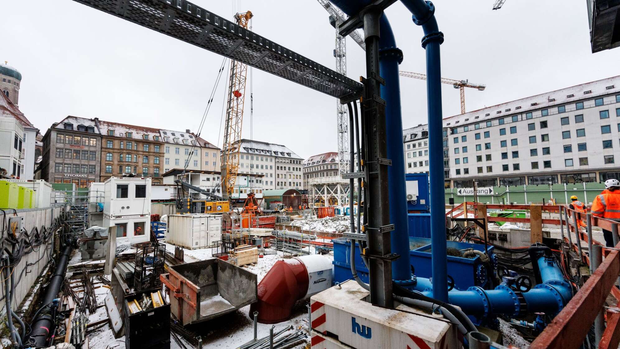 Tunnelanstich für zweite S-Bahn-Stammstrecke in München