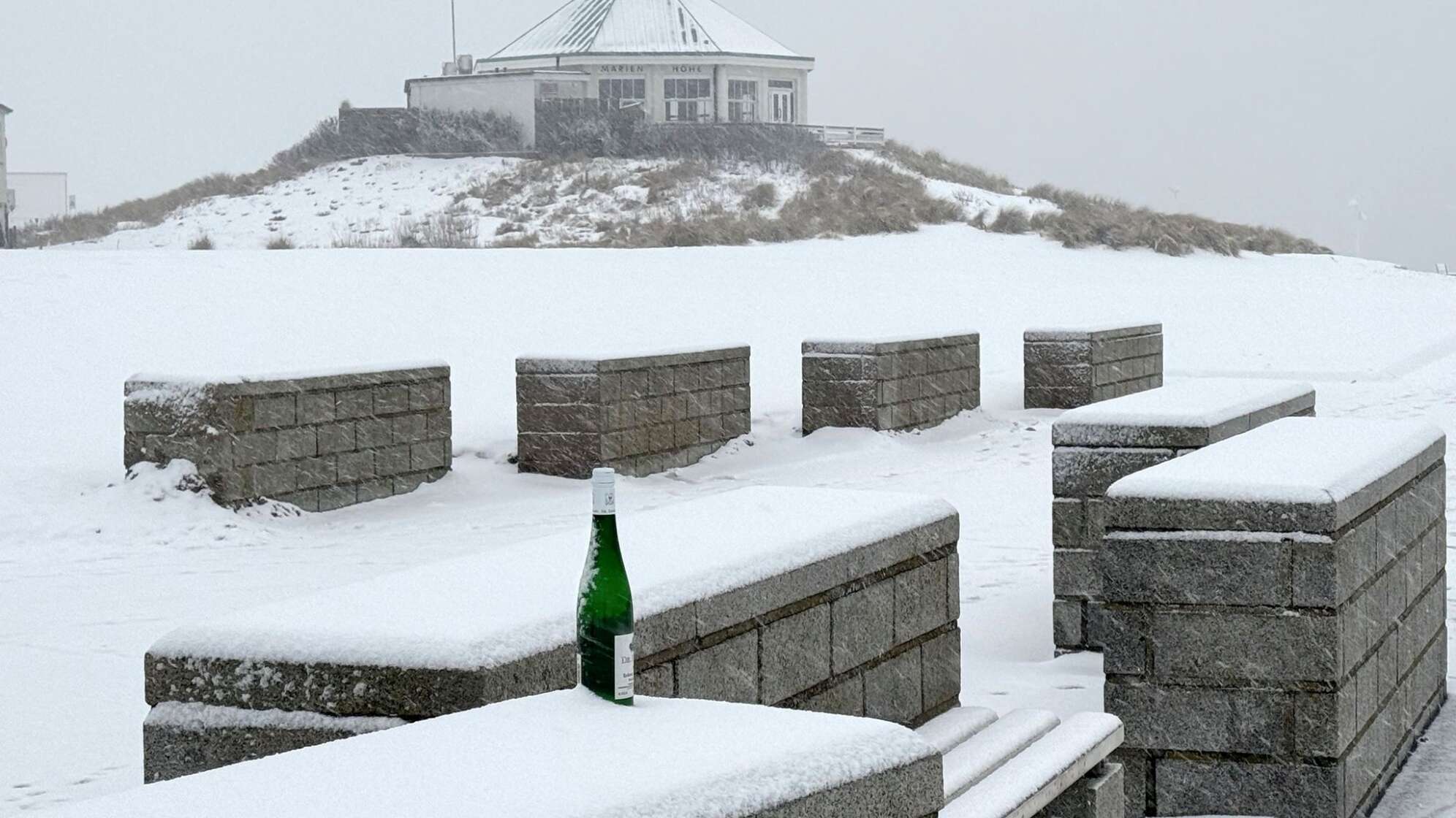 Winterwetter an der Nordsee