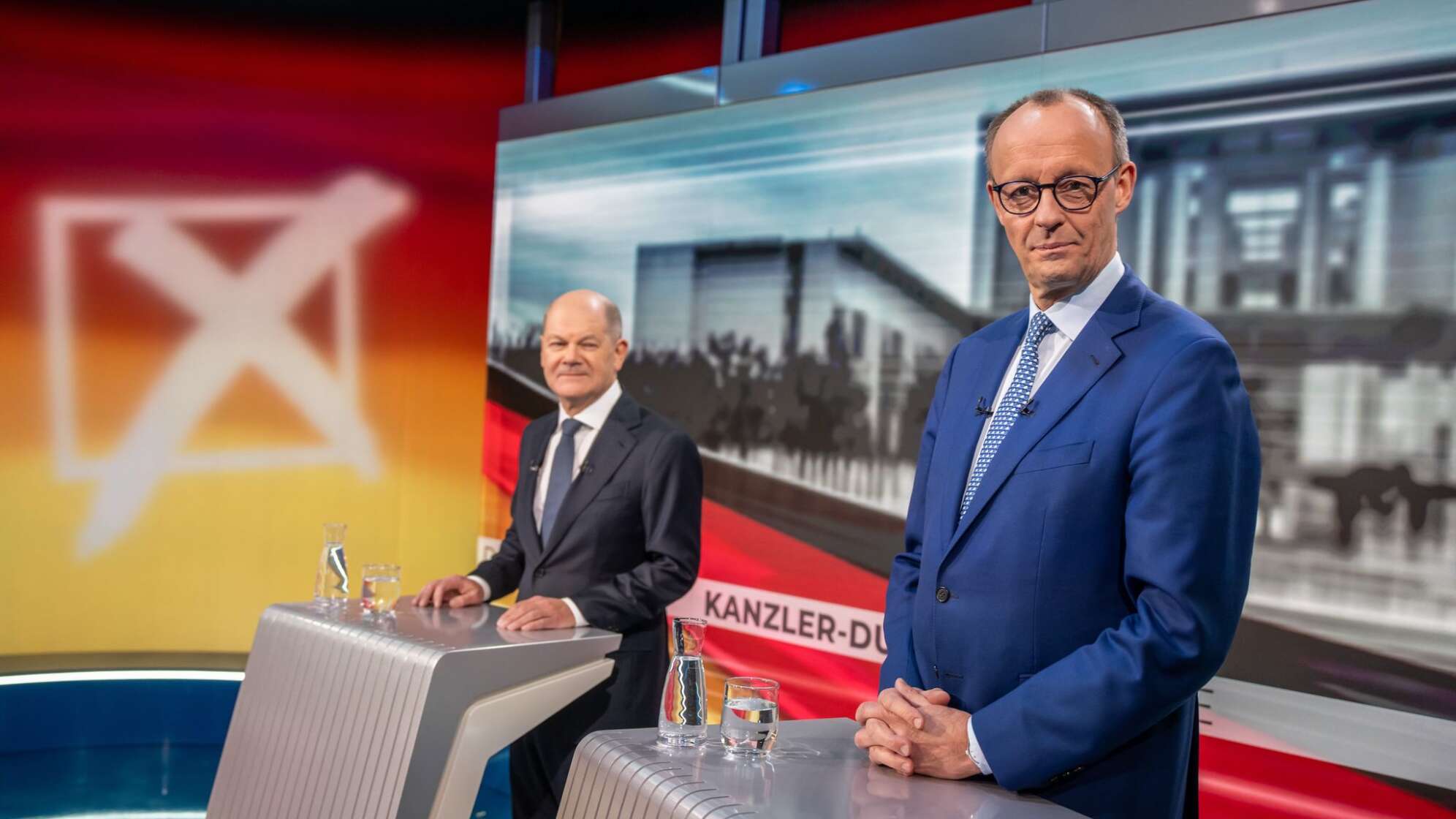 TV-Duell zwischen Scholz und Merz