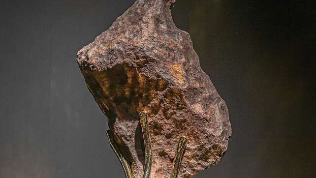 Ein Meteorit zu Gast im Museum