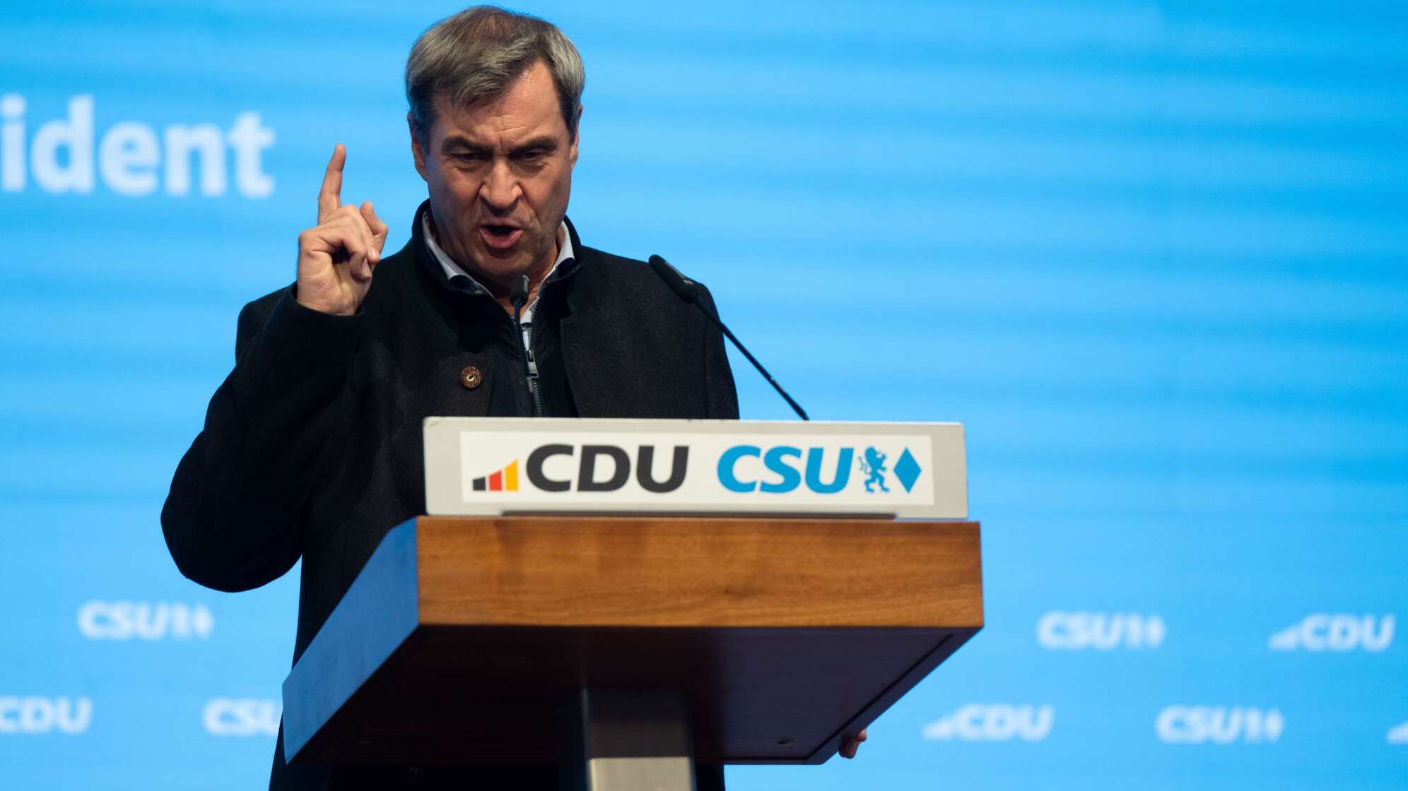 Wahlkampfabschluss von CSU und CDU für die Bundestagswahl