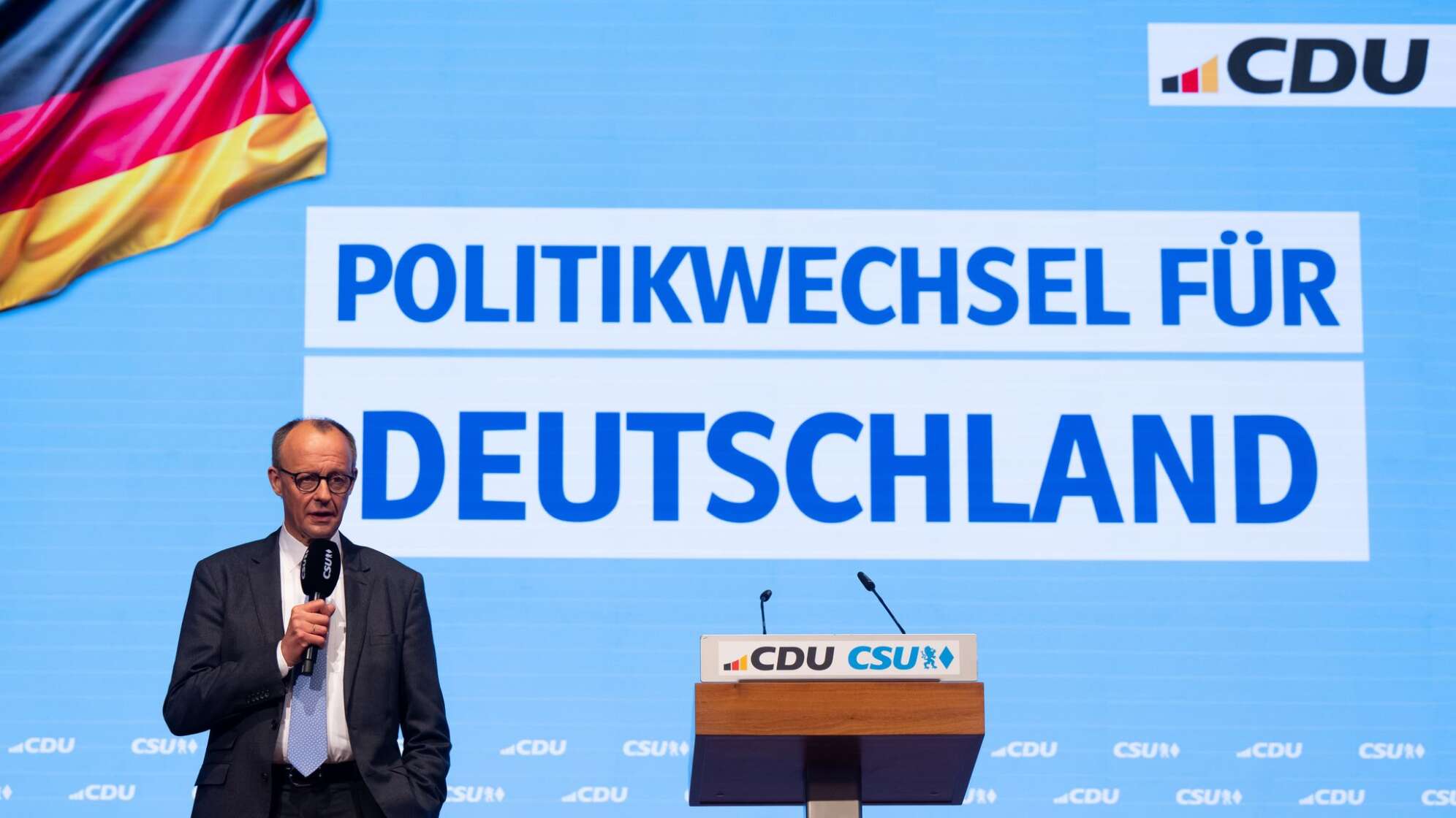 Wahlkampfabschluss von CSU und CDU für die Bundestagswahl