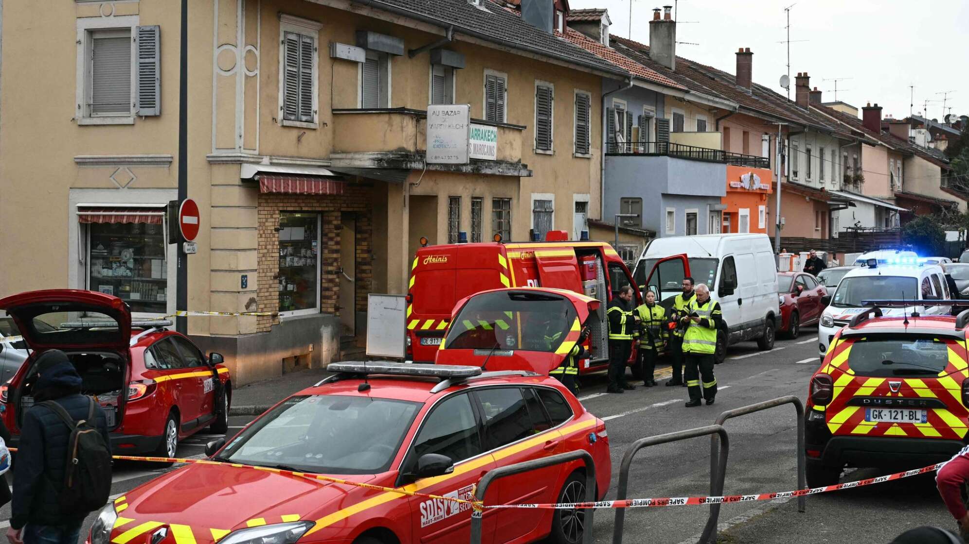 Mann greift Menschen im Elsass an