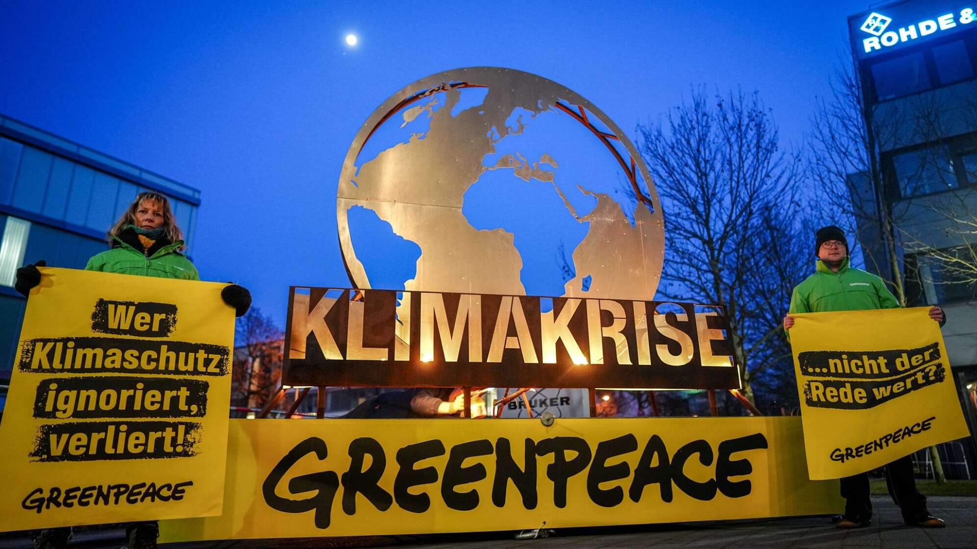 Aktion von Greenpeace