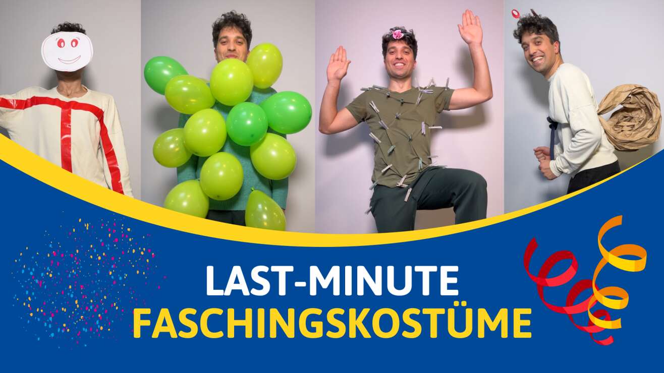 Last Minute Faschingskostüme: So werdet ihr im Handumdrehen zum Hingucker!