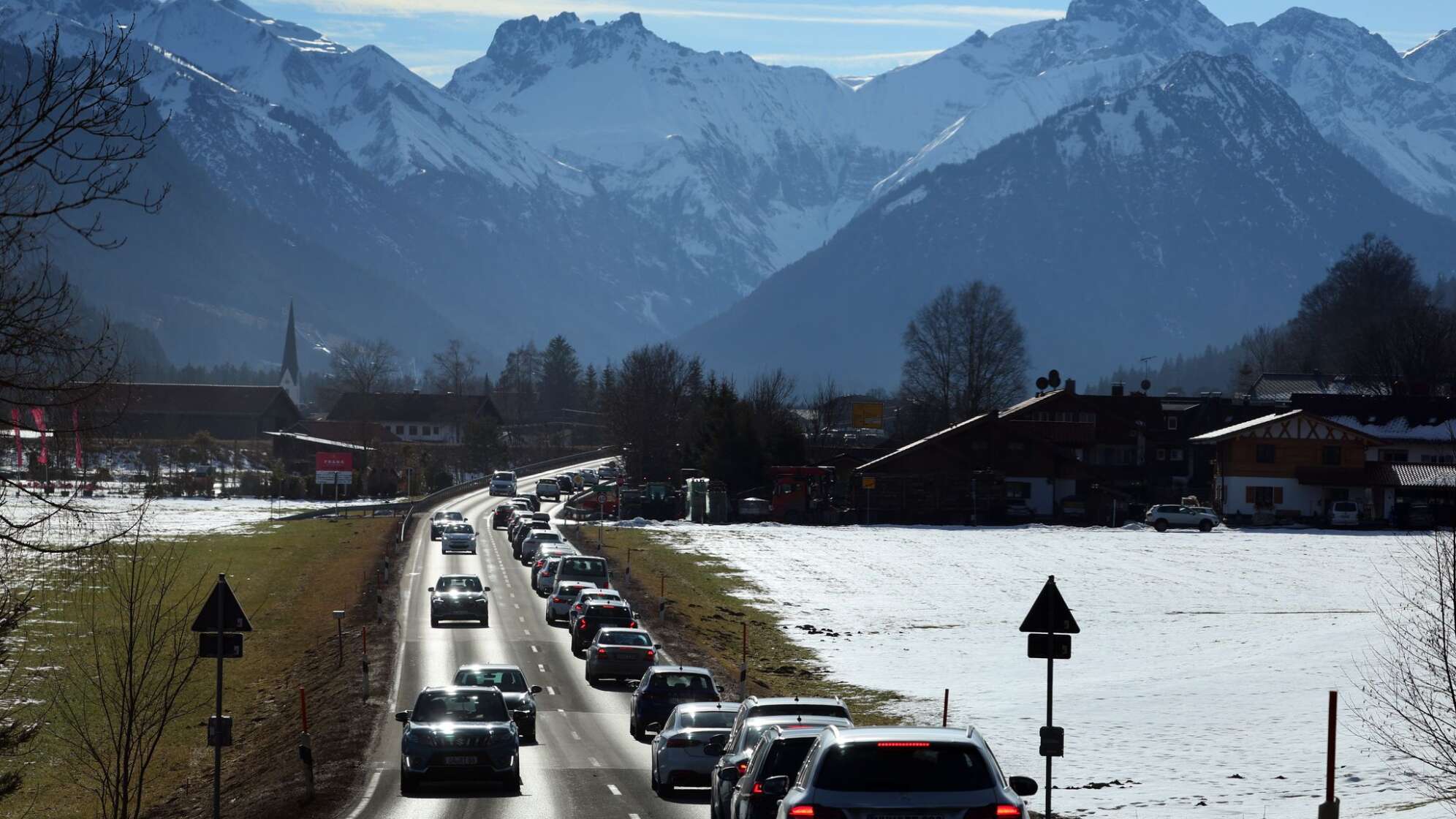 Stau in Bayern