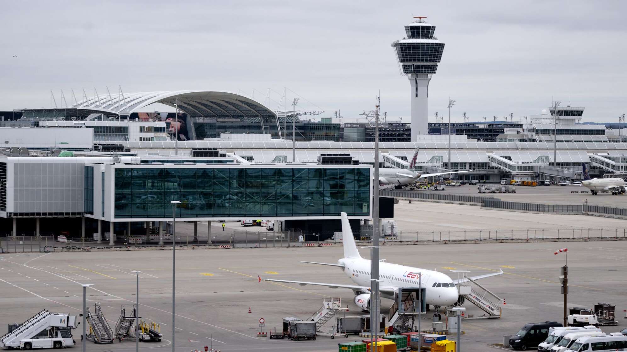 Warnstreik am Flughafen München