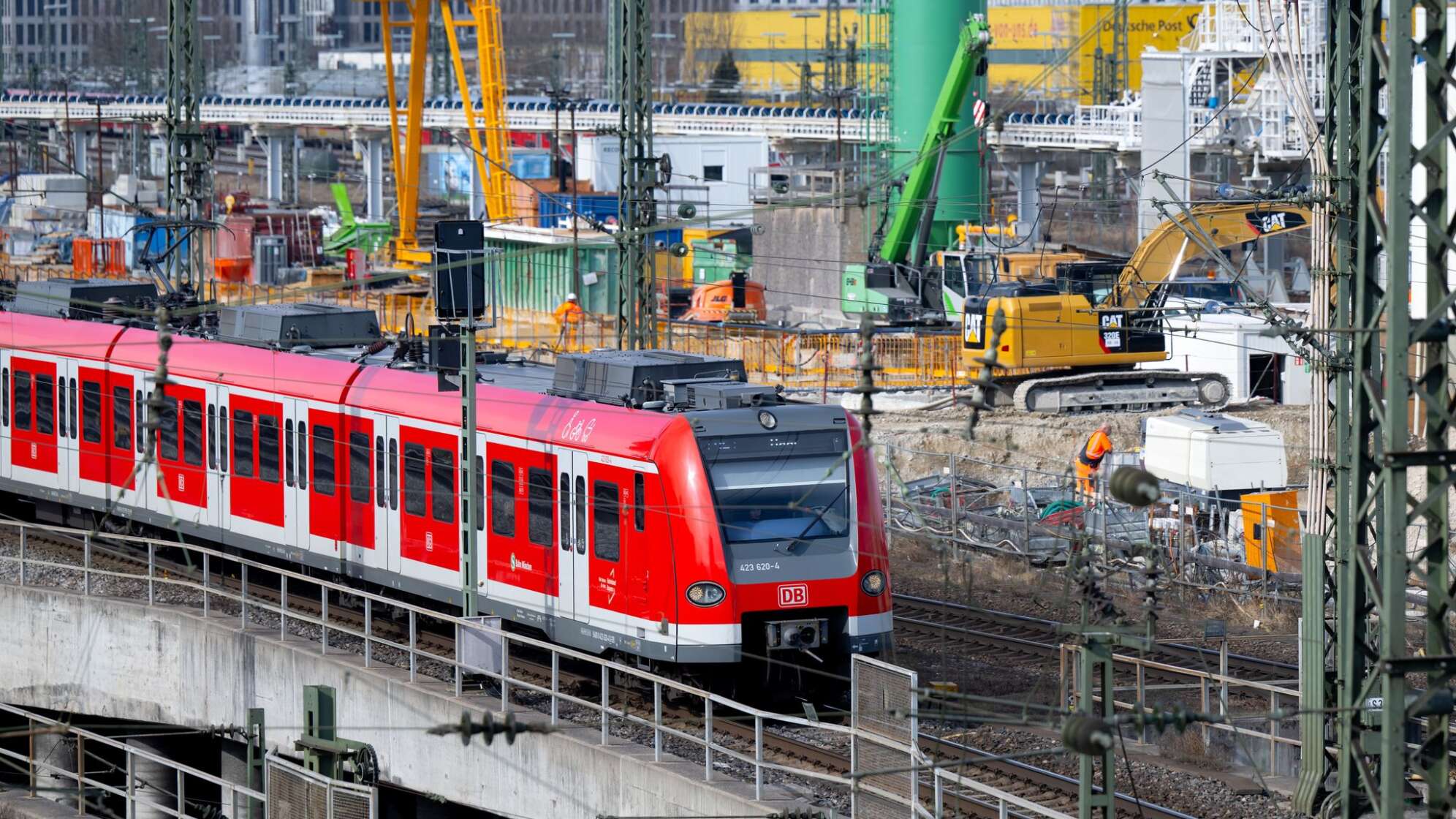 Baustelle der zweiten Stammstrecke in München