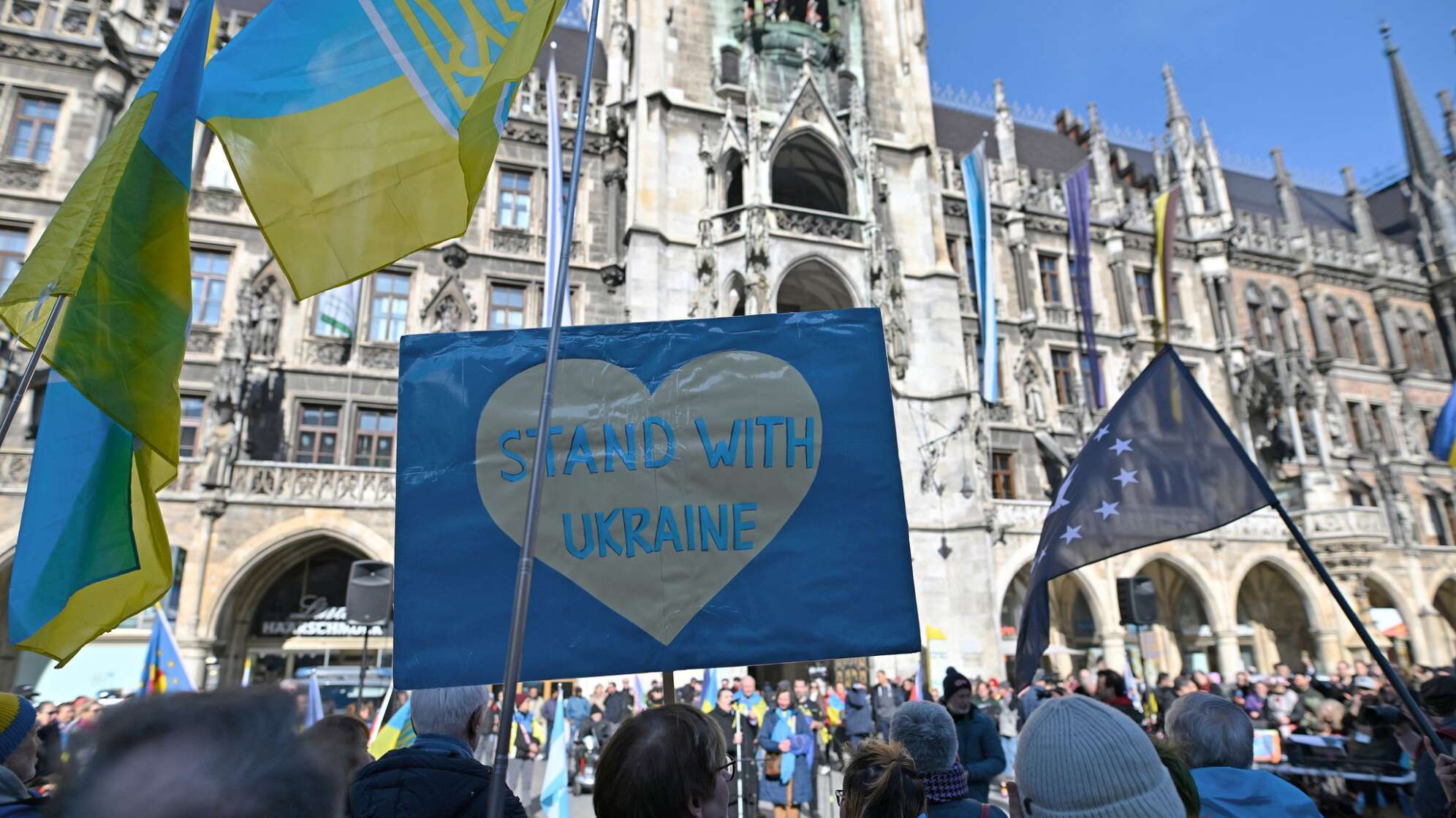 Kundgebung «Europa steht zusammen» in München