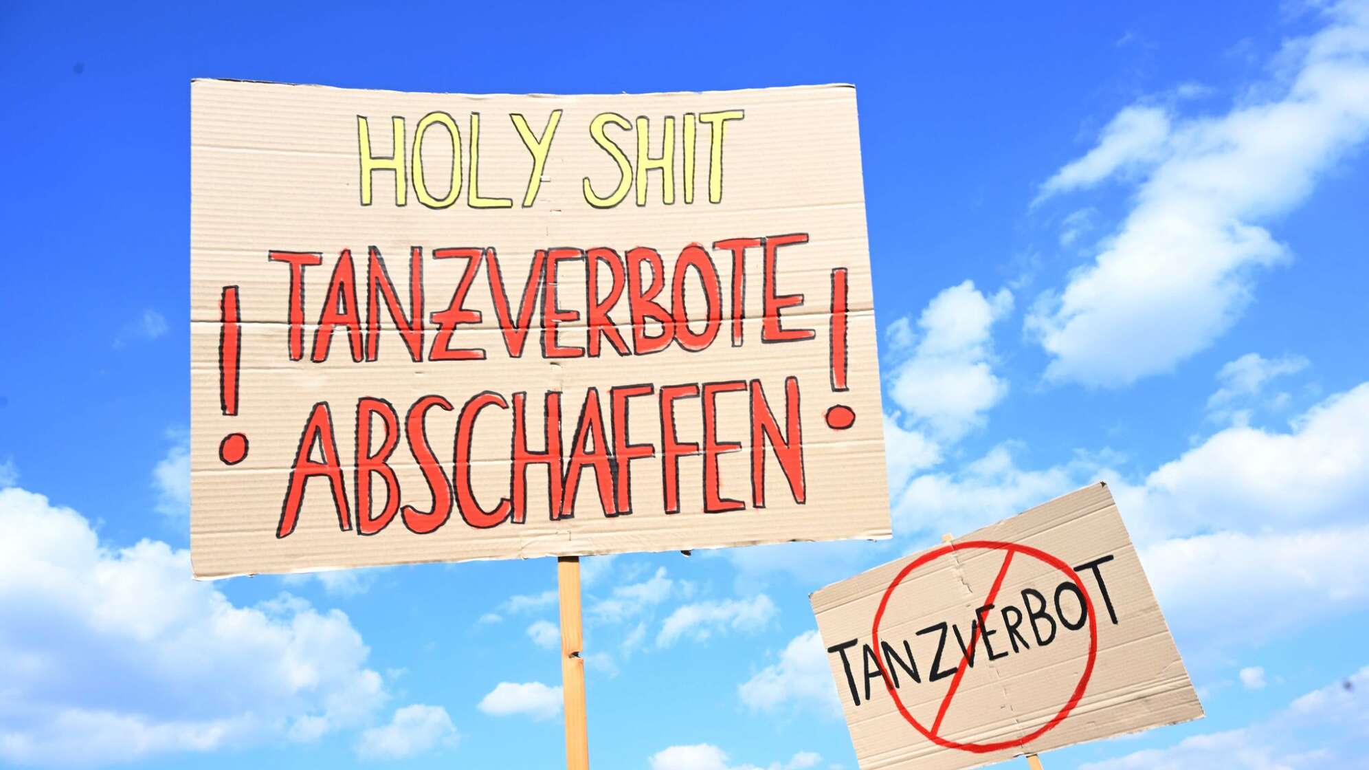 Demo gegen Tanzverbot an Stillen Tagen