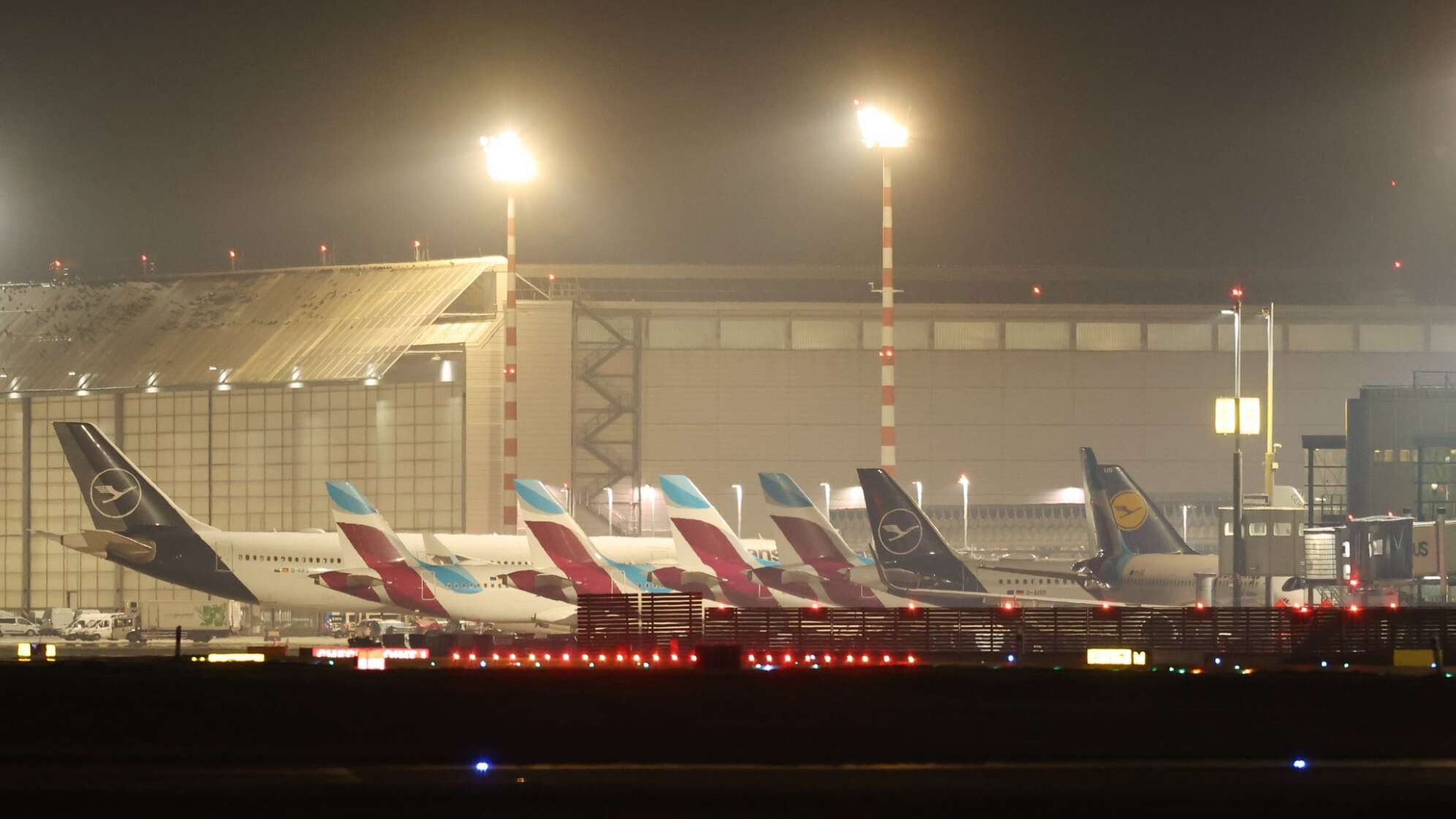 Verdi-Warnstreik am Flughafen Düsseldorf