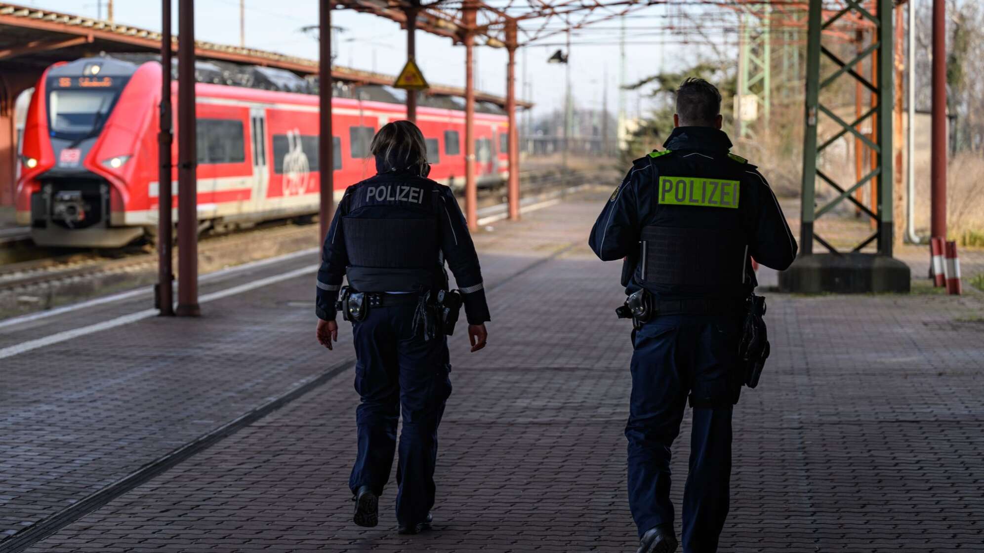 Bundespolizei an der deutsch-polnischen Grenze