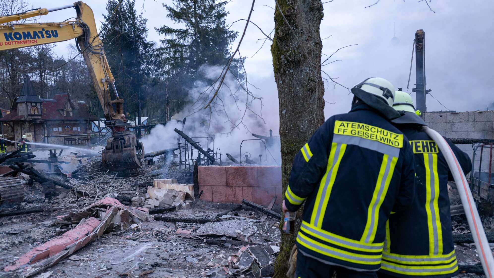 Brand im Freizeit-Land Geiselwind