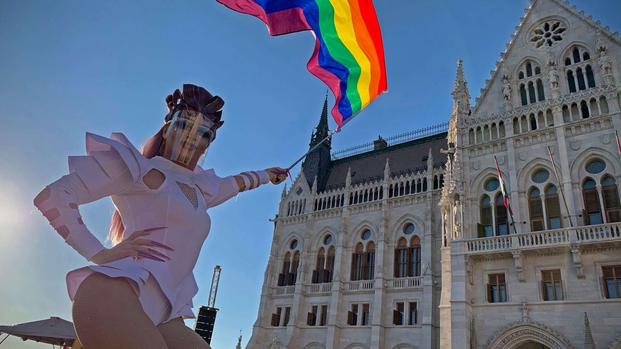 Demo für die Rechte nicht heterosexueller Lebensentwürfe